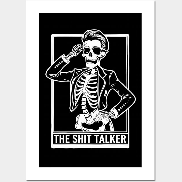 Funny Tarot Card : The Shit Talker Wall Art by Custom Prints HD